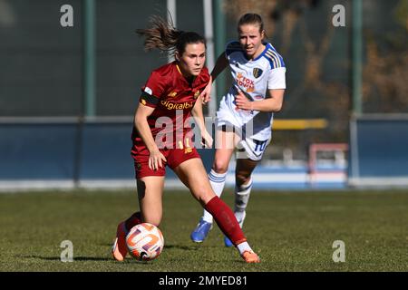 Emilie Bosshard Haavi Of AS Roma During The UEFA Womens Champions