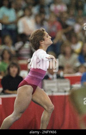 Mary Lou Retton At The Los Angeles Olympics Credit Chuck