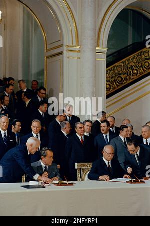 Alexei Kosygin Nikolai Podgorny Leonid Brezhnev Stock Photo Alamy