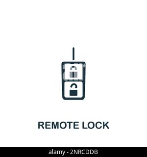 Remote Access Icon Monochrome Sign From Technology Collection