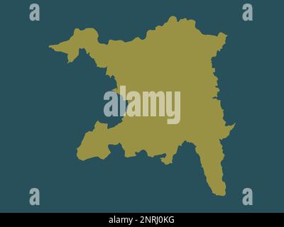 Aargau Canton Of Switzerland Solid Color Shape Locations And Names