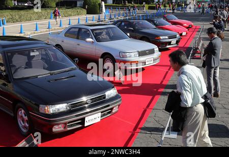 Japan Year Honda Nsx Sport Car Silhouette Outlined On The Blue