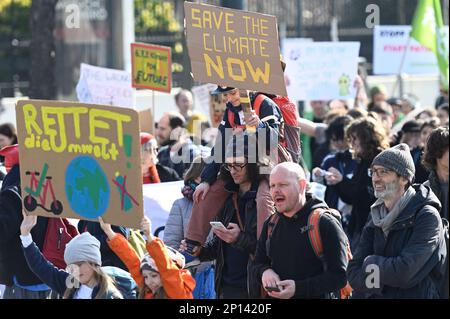 Vienna Austria 03rd Mar 2023 Global Climate Strike Fridays For