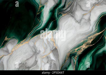 Natural Emerald Green Gold Marble Texture Pattern Marble Wallpaper High