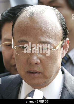 Hanwha Group Chairman And Ceo Kim Seung Youn Center Gets Out From A