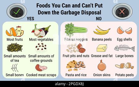 Infographic Of Food Waste Disposer For Home Kitchen Sink With Kitchen