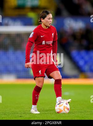 Fuka Nagano Of Liverpool Women During The Fa Women S Super League