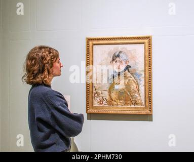 Berthe Morisot Self Portrait 1885 Stock Photo Alamy