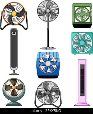 Standing Fan Device Cooling Air Ventilator Wind Blower Indoor