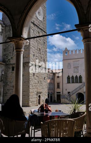 Tito Square The Main Square Of Koper Slovenia Surrounded By Palaces