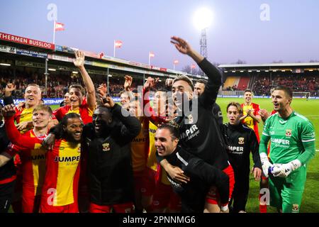 DEVENTER NETHERLANDS APRIL 19 Isac Lidberg Of Go Ahead Eagles