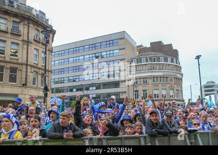 Sheffield Wednesday Fans Chant As Sheffield Wednesday Celebrate