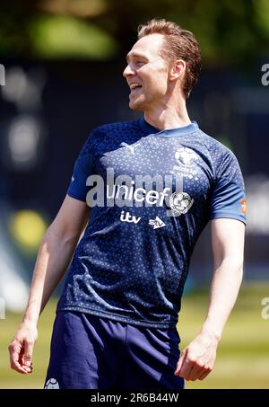 England S Tom Hiddleston During Soccer Aid For UNICEF 2024 At Stamford