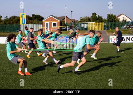 Bridgend Uk Th June Penybont Training Session Ahead Of Their