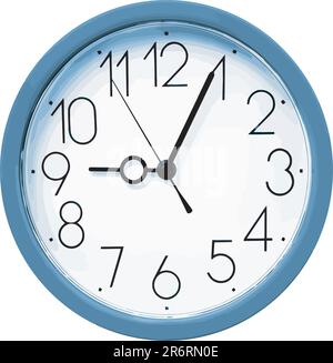 Image Of A Wall Clock Stock Vector Image Art Alamy