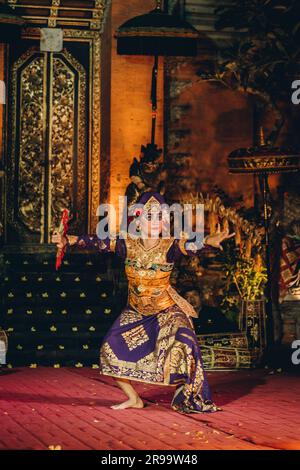 Ubud Bali Indonesia February Traditional Dance Legong And