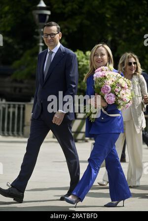 Warsaw Poland Th July Mateusz Morawiecki The Prime Minister