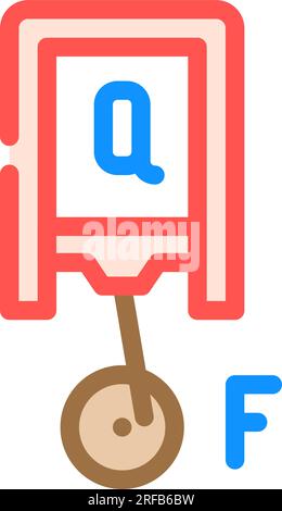 Thermodynamics Principles Mechanical Engineer Color Icon Vector