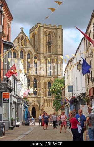 Kirkgate In Ripon North Yorkshire Stock Photo Alamy