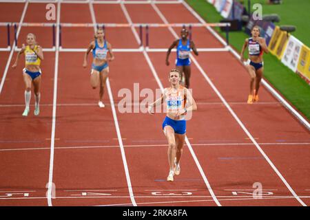 Femke Bol Gold Medal Netherlands Anna Ryzhykova Ukraine Bronze