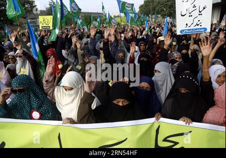 Leaders And Supporters Of Jamat E Islami JI Are Holding Protest