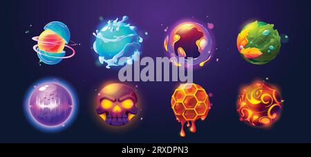 Magic Orb Ball Game Icon With Fire Glow Effect Crystal Power Sphere