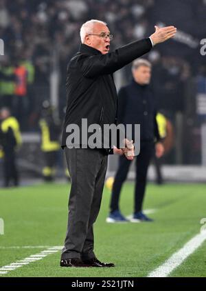 Romas Head Coach Claudio Ranieri During The Serie A EniLive Soccer