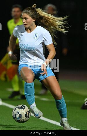 Manuela Sciabica Of Napoli Femminile Is In Action During The Quarter