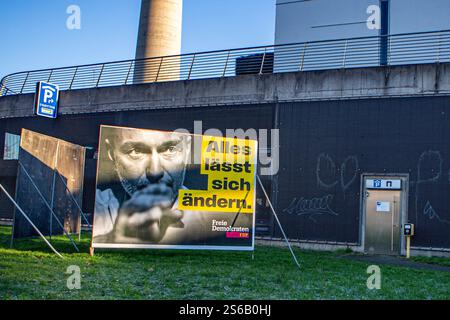 Wahlplakate Zur Bundestagswahl Am 23 Februar 2025 Plakat Der FDP