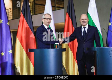 Pressekonferenz Bundeskanzler Scholz Und Ministerpraesidenten Von