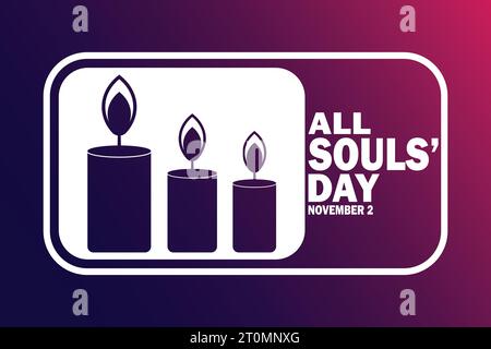 All Souls Day November 2 Holiday Concept Template For Background