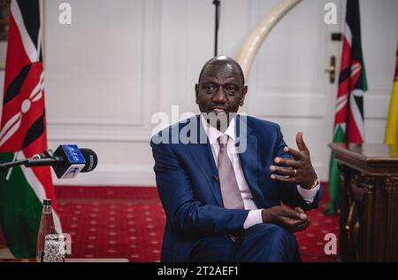 Kenya President William Ruto Speaks During A Plenary Session At The