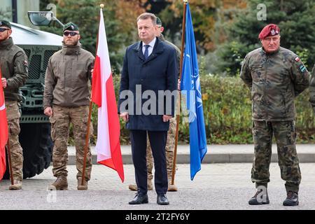 Ministrer Of National Defense Of Poland Mariusz B Aszczak Speaks