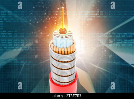 Blue Flash Fiber Wave Background Stock Photo Alamy