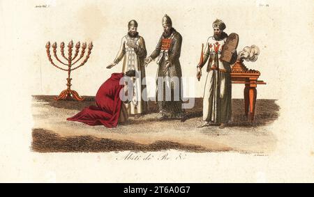 Ancient Hebrew Priests Stock Photo Alamy