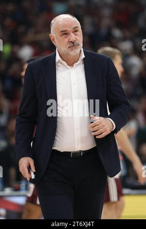 Belgrade Serbia November Head Coach Zeljko Obradovic Of