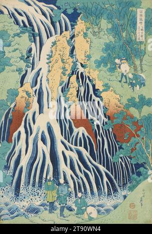 Katsushika Hokusai Kirifuri Falls At Mount Kurokami In Shimotsuke