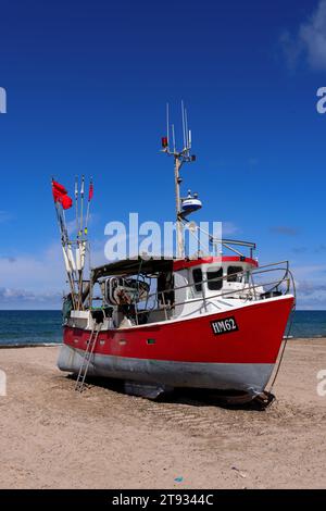 Coastal Fishing Boats At The Beach Of Thorup Denmark Stock Photo Alamy