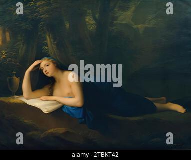 St Mary Magdalene The Penitent Lying In A Cave Rome By