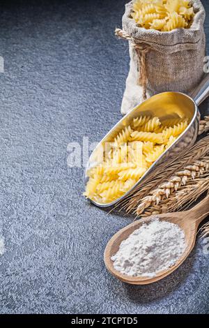 Close Up Of Scoop Of Flour Studio Shot Stock Photo Alamy