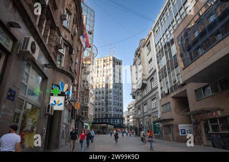 Palata Albanija Palace Albania Terazije Belgrade Serbia Stock Photo