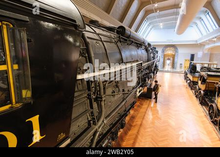 1941 Allegheny Steam Locomotive On Display At The Henry Ford Museum Of