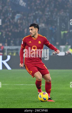 Leandro Paredes Of As Roma During The Coppa Italia Match Between As