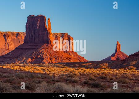 Big Indian Big Chief Butte In Monument Valley USA Stock Photo Alamy