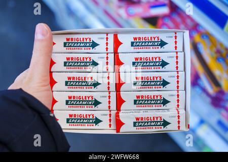 Tyumen Russia November Doublemint Chewing Gum Made By