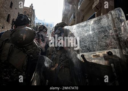 Beirut Lebanon Th Feb Lebanese Retired Military Personnel