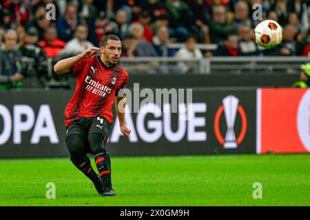 Ismael Bennacer Of AC Milan Seen In Action During Serie A 2024 25