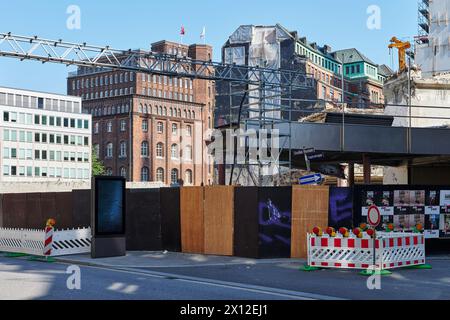 Baustelle In Der Hamburger Innenstadt Stock Photo Alamy