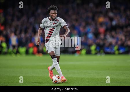 May 22 2024 Edmond Tapsoba Of Bayer Leverkusen Passes The Ball Past