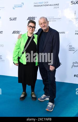 Leonard Lansink Mit Ehefrau Maren Muntenbeck Bei Der Bertelsmann Party